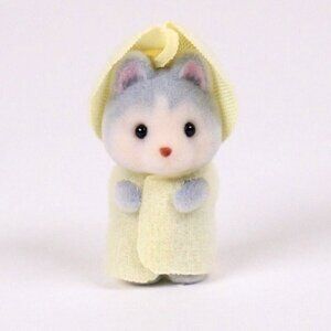 2 for $25 - Calico Critters Christmas Husky Girl Triplet‎ Baby